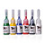  17 flasker af tatovering blæk / 10 * 15 ml, 6 * 5 ml og 1 * 30 ml