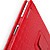  vermelho 2 em 1 capa protetora de couro de crocodilo para ipad2