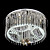  artistieke 9-light crystal daling van inbouw in sylinder stijl