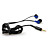  in-ear stereo oortelefoon (blauw)