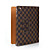  brun 2 i 1 beskyttende læder etui med gitter for ipad