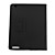  di alta qualità cross-grana caso piuma per ipad2 (nero)