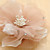 chiffon med rhinestone bryllup brude blomst / medaljon
