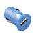  1000mA mini usb bil sigarett lader for iPhone / iPod / mobiltelefoner - blå