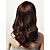  Capless Long Body Curl Brown Synthetic Wig Side Bang