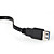  Super Speed ​​USB 3.0 cable de extensión plana / un hombre a una mujer / 1,8 m