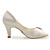  FELECIA - Peeptoe Hochzeit Pfennigabsatz Satin