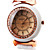  Quartz Damen Uhr mit Schmuckarmband (Weiß)