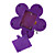  Neuheit Blume LED-Licht mit Marienkäfer (violett)
