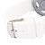  Hollow Out Star Pattern Design Unisex Quartz Wrist Watch with Crystal Decoration - White