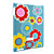  Lacquer Finish Protective Hardshell Case for iPad 2 - Pale Blue Color with Flowers