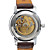  Montre Automatique avec Gravure pour Homme, En Cuir PU