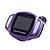  carro mp3 player com fm modulador, usb / cartão tf leitor, lcd-roxo