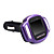  carro mp3 player com fm modulador, usb / cartão tf leitor, lcd-roxo