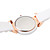  Quartz Damen Uhr mit Schmuckarmband (Weiß)