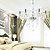  Elegant Crystal Chandelier with 6 Lights