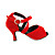  moda in tessuto rosso superiore scarpe da ballo scarpe da ballo latino per le donne