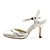  FLORENCIA - Sandalen mit hohen Absätzen Hochzeit Blockabsatz Satin