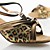  similicuir supérieure chaussures de danse latine belle salle de bal de souliers de couleur métallique pour les femmes