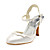  FLORENCIA - Sandalen mit hohen Absätzen Hochzeit Blockabsatz Satin