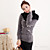  Fuzzy-Bogen gestrickten Pullover