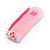  2-in-1 MotionPlus Remote Controller and Nunchuk + Case for Wii/Wii U (Pink)