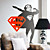  Superman Loves Money Too Wall Stickers (1985-D22)
