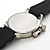  Orologio Gemini,doppio movimento PC, quadrante argento e nero, cinturino in silicone