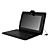  Leather Protective Case Built-in the Chocolate Keyboard + Stand for 10.1 Inch Tablet PC (Black)