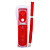  Remote Plus Controller mit Silikonhülle für Wii / Wii u (rot)