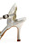  FLORENCIA - Sandalen mit hohen Absätzen Hochzeit Blockabsatz Satin