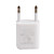  Ultra-Mini USB Adapter/Charger with Data/Charging Cable for iPod/iPhone 2/3 - EU Plug (White)