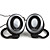  high-performance stereo oortelefoon met microfoon (zwart)