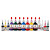  2 kit tattoo armas com poder ponteiro inteligente e 14 de tinta de cor