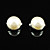 aleación preciosa con perla de imitación / boda cristalinas joyería nupcial conjunto incluyendo collar pulsera y aretes