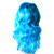  Capless Long 100% Kasi Fiber Light Blue Costume Party Wig