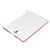  estojo protetor colorido para ipad 2 (poker vermelho)