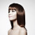  Capless 100% human hair halflang stijl haar bob pruik 5 kleuren om uit te kiezen