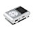  élégante pince 2Go 0.8 "LCD Lecteur MP3 avec radio FM (d'argent)