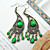  Antique Silver-plated Vagarious Earring