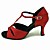  Sparkling Glitter Upper Red High heel Dance Shoes Ballroom Latin Shoes for Women