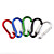  Mousqueton en Aluminium 4mm - Assortiment de Couleurs