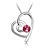  cuore di cristallo hanno collana