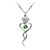  Crystal Elegant knot Necklace