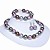  AA + conjunto de joyería de perlas - collar, pulsera y aretes (más colores)