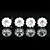  4 Pieces Gorgeous Rhinestones Wedding Bridal Pins Wedding/Special Occasion Headpieces More Colors Available