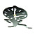  Sports-Running People Acrylic Wall Clock