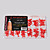  140pcs professionel franske falske akryl nail art tips