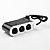  3 toma de carga para el puerto USB y switch (negro)