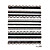  6 Nail Art Stickers French Style White/Black/Pin​k Lace